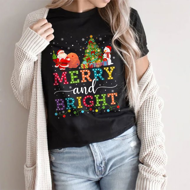 Feliz Y Brillante, Camiseta De Navidades (Subido por el creador)