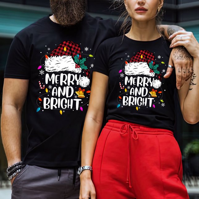 Feliz Y Brillante, Camiseta De Navidades (Subido por el creador)