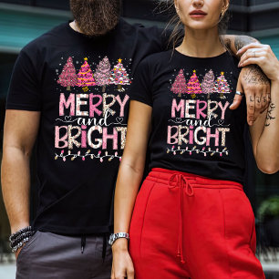 Feliz Y Brillante, Camiseta De Navidades