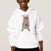 Feliz y lindo diseño de personalizados de quokka