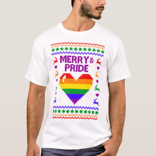 Feliz Y Orgullo LGBT Suéter Feo