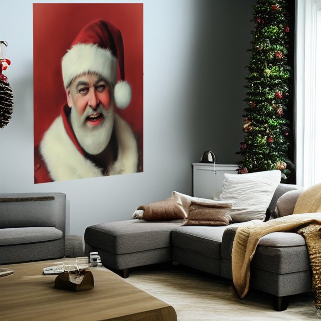 Feliz y sonriente Santa Claus | Poster de arte de  (Subido por el creador)