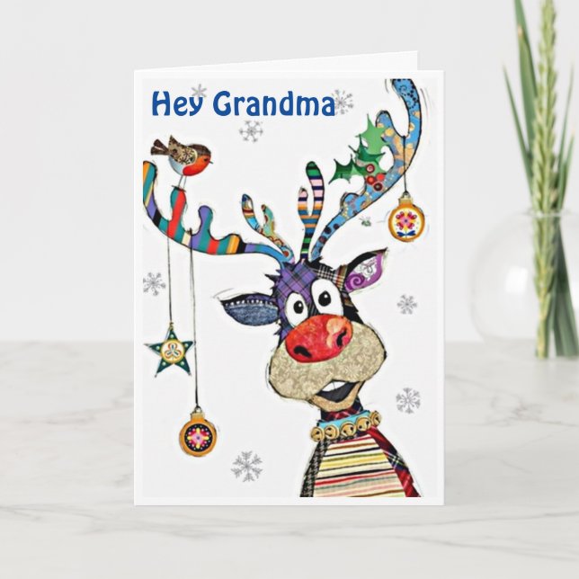 *FELIZ YO** PASANDO LA NAVIDAD CON MI ABUELA EN FE (Anverso)