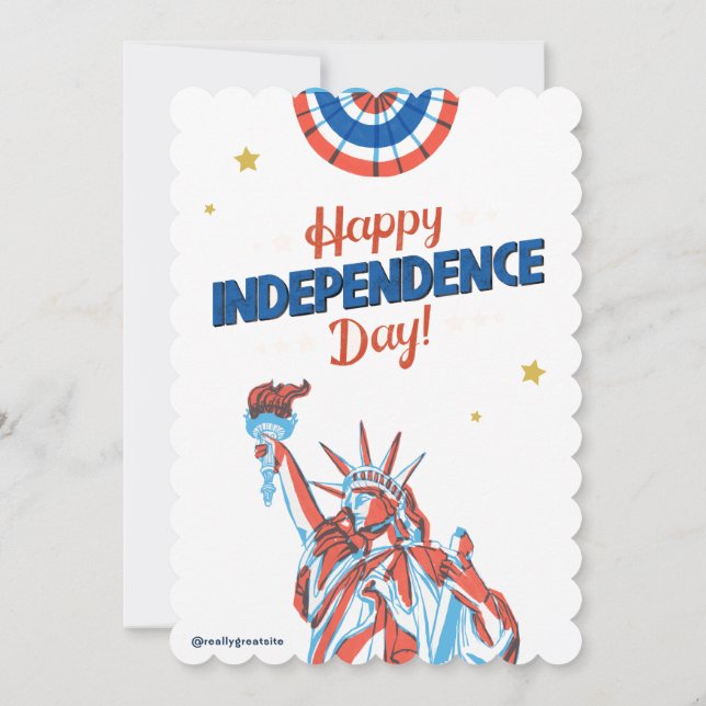 #FelizDíaDeLaIndependencia Invitación (Reverso)