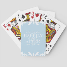 FELIZMENTE PARA SIEMPRE Cartas de juego azules ele