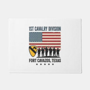 Felpudo 1ª División de Caballería Fort Hood Camiseta Milit