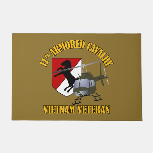 Felpudo 11.ª ACR - OH58 — Caminé Con El Caballo Negro (Anverso)