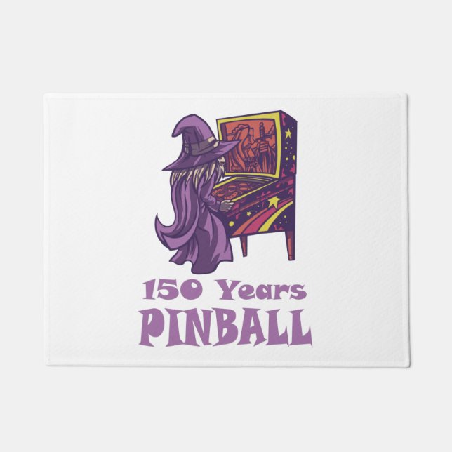 Felpudo 150 Years Pinball Wizard Arcade Birthday (Anverso)