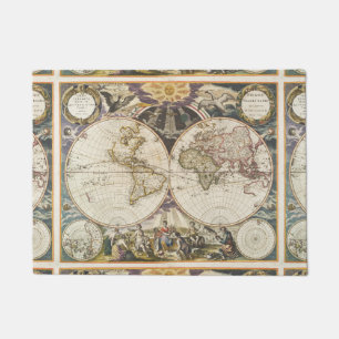 Felpudo 1702 un nuevo mapa del mundo