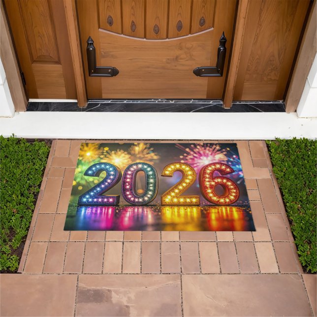 Felpudo 2026, Celebración del Año Nuevo, (Exterior)