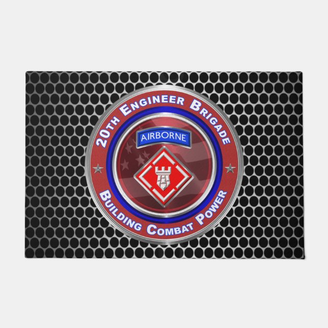 Felpudo 20.ª brigada de ingenieros aerotransportada (Anverso)