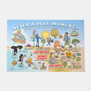 Felpudo 24X36 California Beach Paradise Doormat