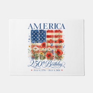 Felpudo 250º Aniversario USA Mujeres 4 de Julio América 25