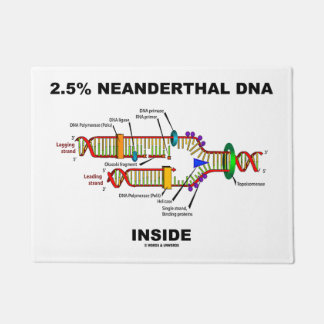 Felpudo 2,5% ADN neandertal dentro de la biología Humor ge
