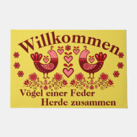 2 Alimentador de einer de folk Vögel, Willkommen, 