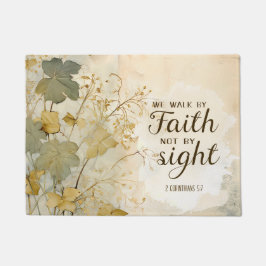 Felpudo 2 Corintios 5:7 Caminamos por la Biblia Fe Verse