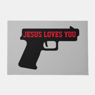 Felpudo 2A - JESÚS TE AMA Puerta Mat