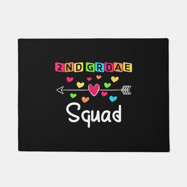 Felpudo 2nd grade Teacher Shirts School Team Second Grade (Anverso)