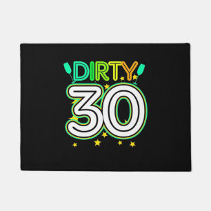 Felpudo 30 cumpleaños   Feliz 30 cumpleaños