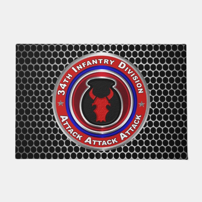 Felpudo 34ª División de Infantería (Anverso)