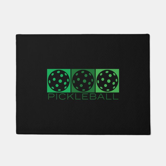 Felpudo 3 Bolas de Pollo Verdes transparentes (Anverso)