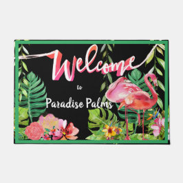 Felpudo 3 Flamingo Paradise Beach House Doormat