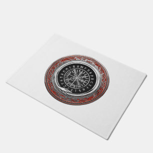 Felpudo [400] Vegvisir - Viking Silver Magic Runic Compass
