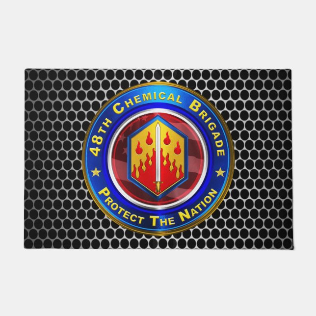 Felpudo 48.ª Brigada Química "Demostrada En Batalla" (Anverso)