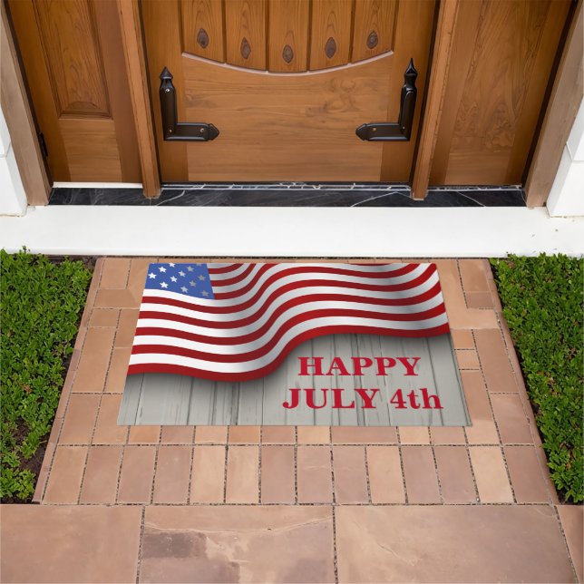 Felpudo 4 de julio de Doormat (Exterior)