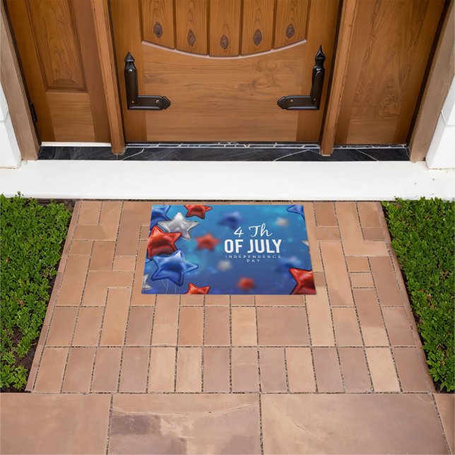 Felpudo 4 de julio de Doormat (Exterior)