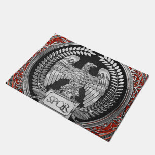 Felpudo [500] Águila imperial romana plateada