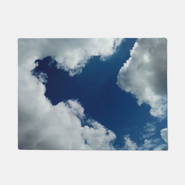 Felpudo A curve in the clouds (Anverso)