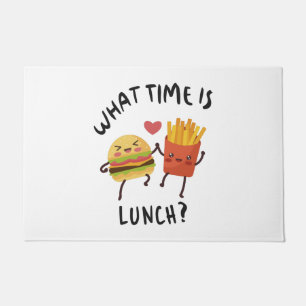 Felpudo ¿A qué hora es el almuerzo?