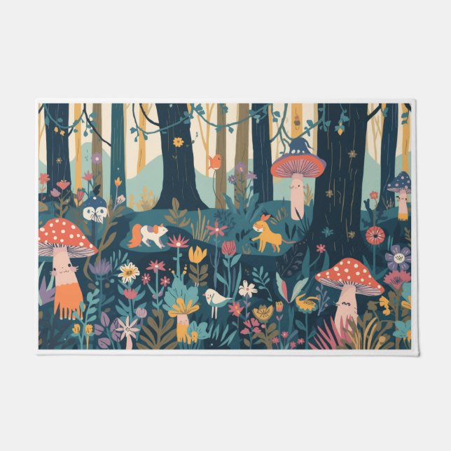 Felpudo A woodland mat (Anverso)