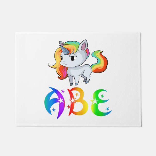 Felpudo Abe Unicorn (Anverso)