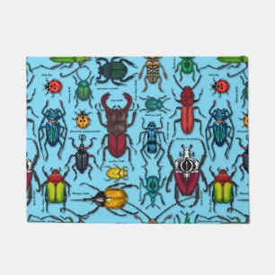 Felpudo Abejas azules