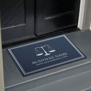 Felpudo Abogado de bufete de abogados en los azules