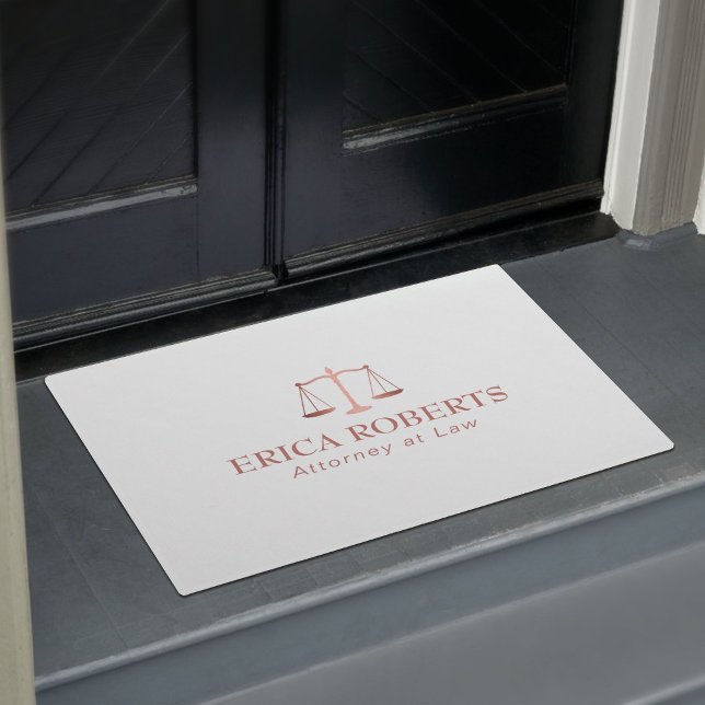 Felpudo Abogado Rosa de Derecho Escala de Oro de Justicia (Subido por el creador)