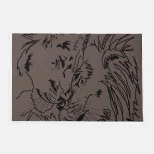 Felpudo Abrazo de los leones