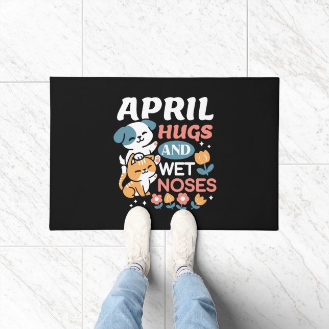 Felpudo Abrazos, narices húmedas y vibraciones de primaver (Interior)