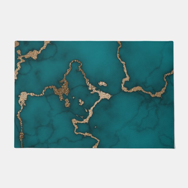 Felpudo Abstract Marble ilustracion Cute (Anverso)