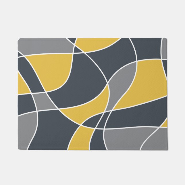 Felpudo Abstract, modern, geometric, trendy pattern (Anverso)