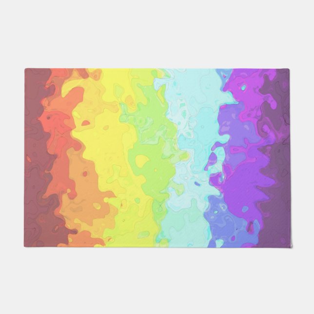 Felpudo Abstract Neurogender    Pride Flag     (Anverso)