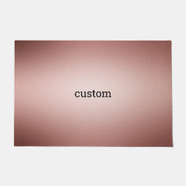 Felpudo abstracto rosa personalizado