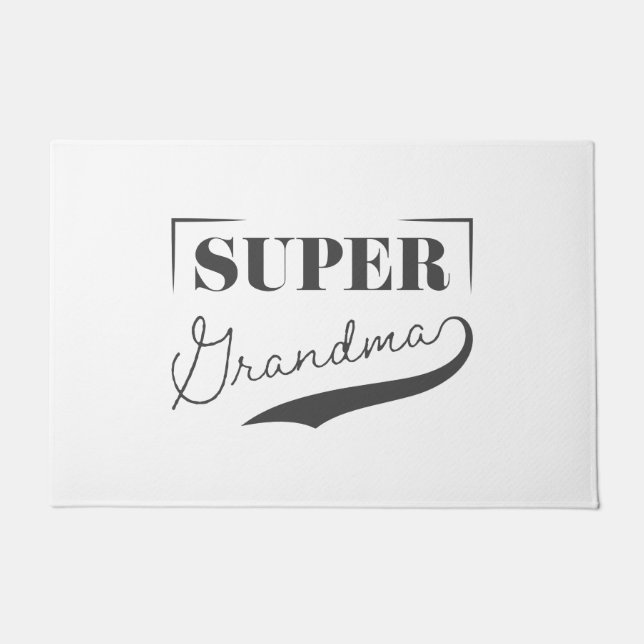 Felpudo Abuela Súper (Anverso)
