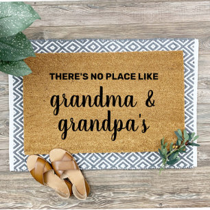 Felpudo Abuelos personalizados dan la bienvenida a Mat Doo