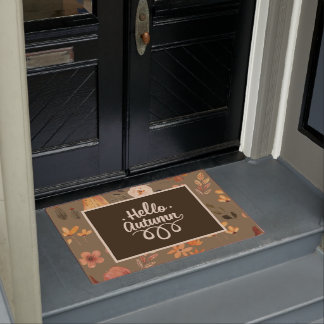 Felpudo Abundante temporada de Acción de Gracias de la Cos
