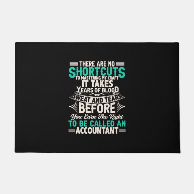 Felpudo Accountant Gift | To Be Called An Accountant (Anverso)