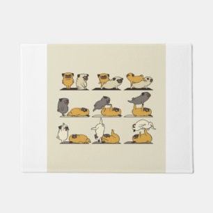 Felpudo Acroyoga con el yoga Pug Pose