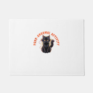 Felpudo Actividad Purr-anormal de Cat Lover Halloween Spoo